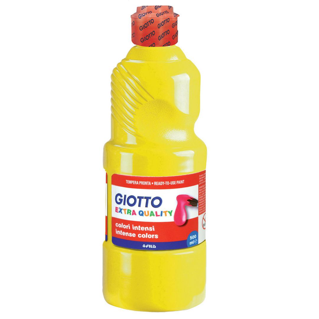 GIOTTO Färg Extra Quality 500ml gul | Skola och förskola - Målarfärg och tillbehör - Readymix | Kontorsexperten