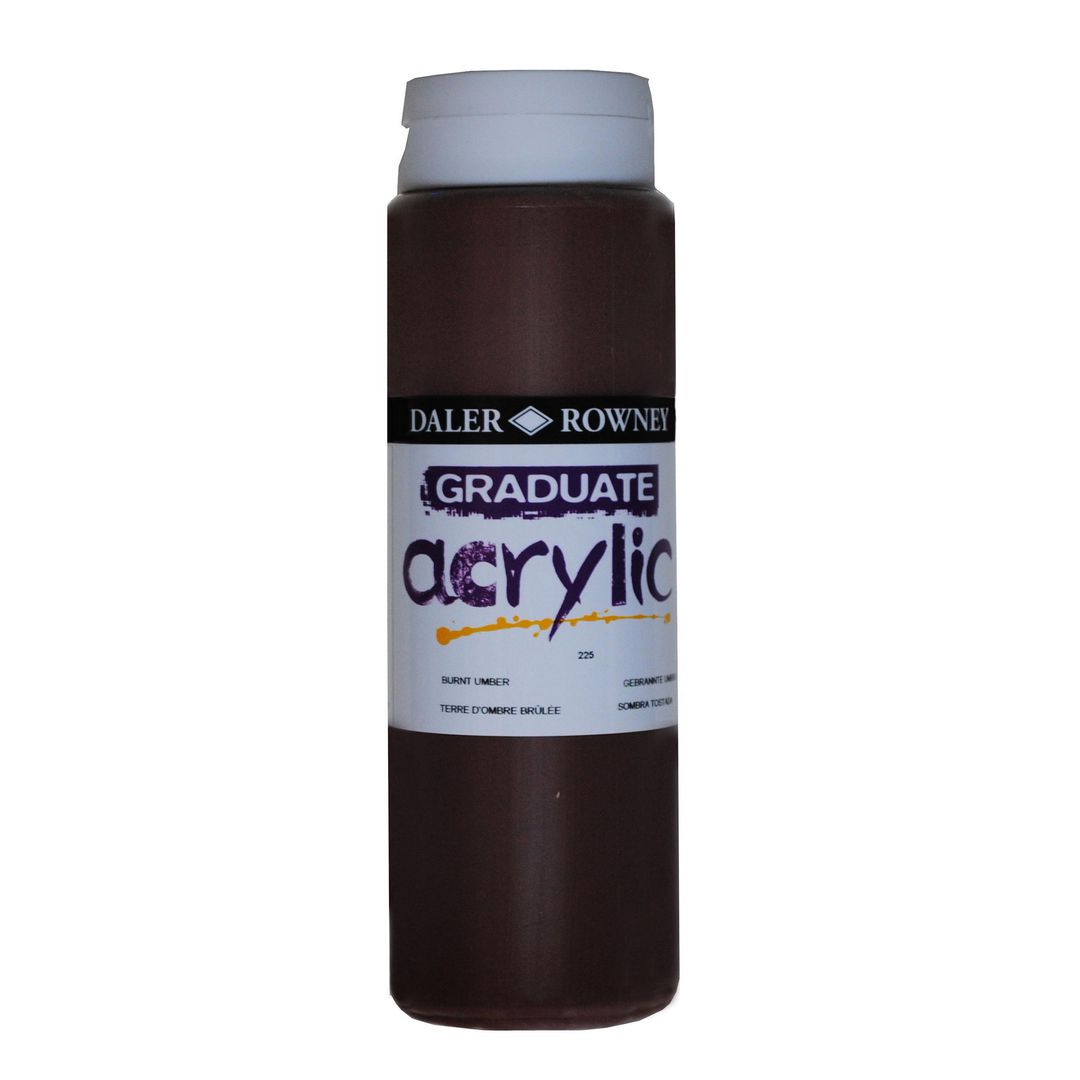 DALER-ROWNEY Akrylfärg 500 ml brun | Skola och förskola - Målarfärg och tillbehör - Akrylfärg | Kontorsexperten
