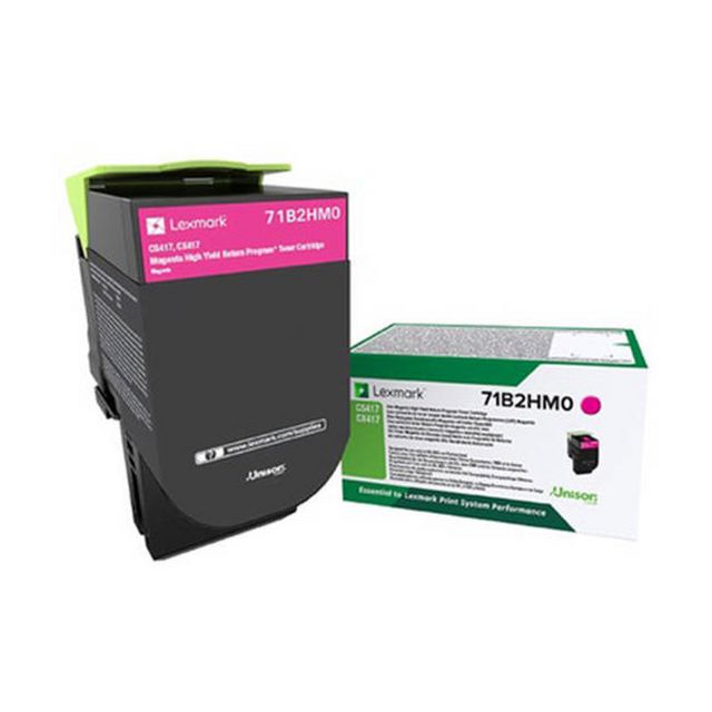 LEXMARK Toner 71B2HM0 Magenta | Toner och bläck - Tonerkassetter - Toner Lexmark | Kontorsexperten