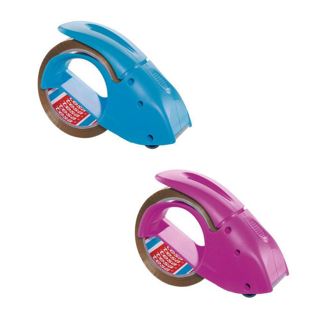 TESA Tejphållare Pack-n-Go blå | Emballage och lagerutrustning - Packtejper - Packtejphållare | Kontorsexperten