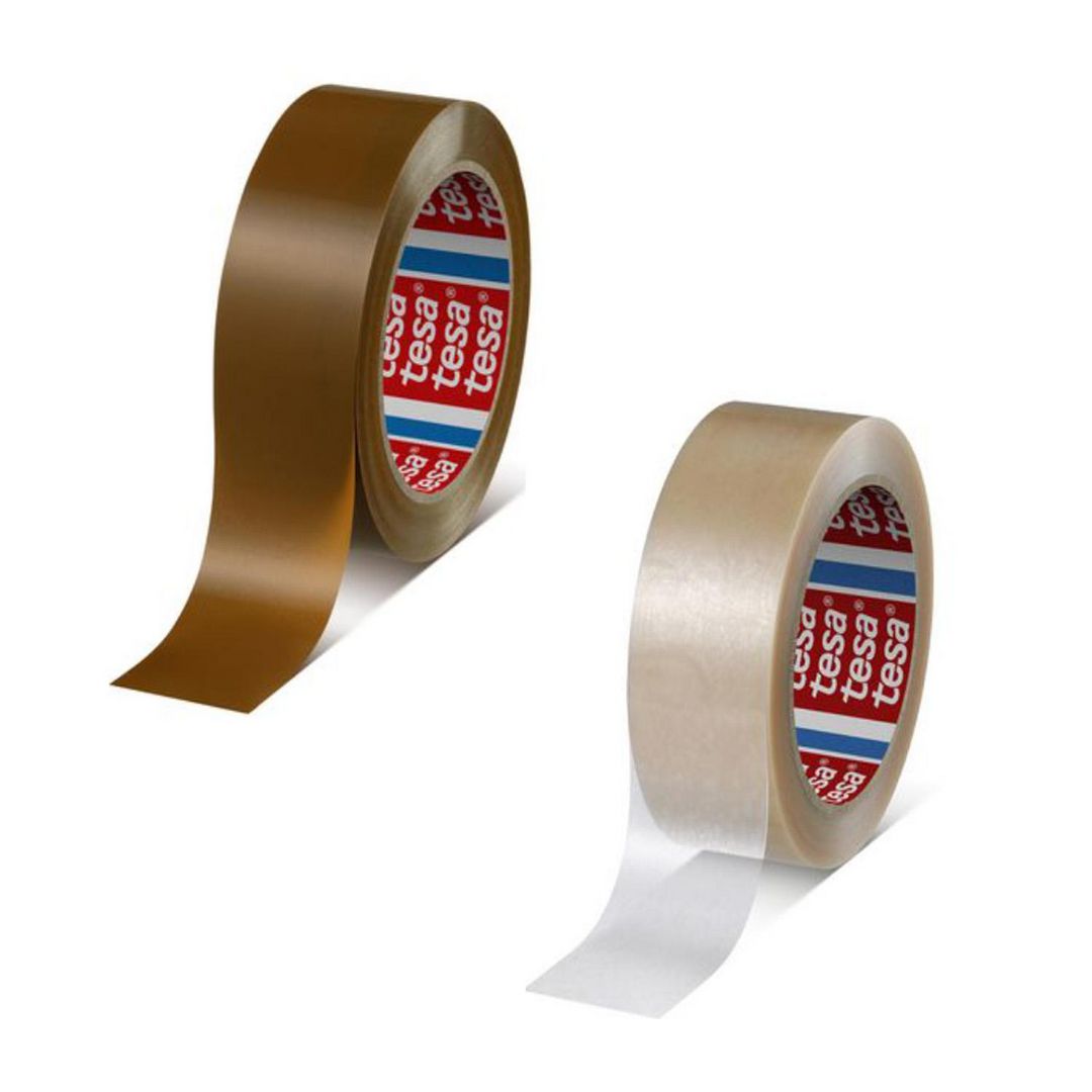 TESA Packtejp 4124 PVC 38mmx66m brun | Emballage och lagerutrustning - Packtejper - Packtejp PVC | Kontorsexperten