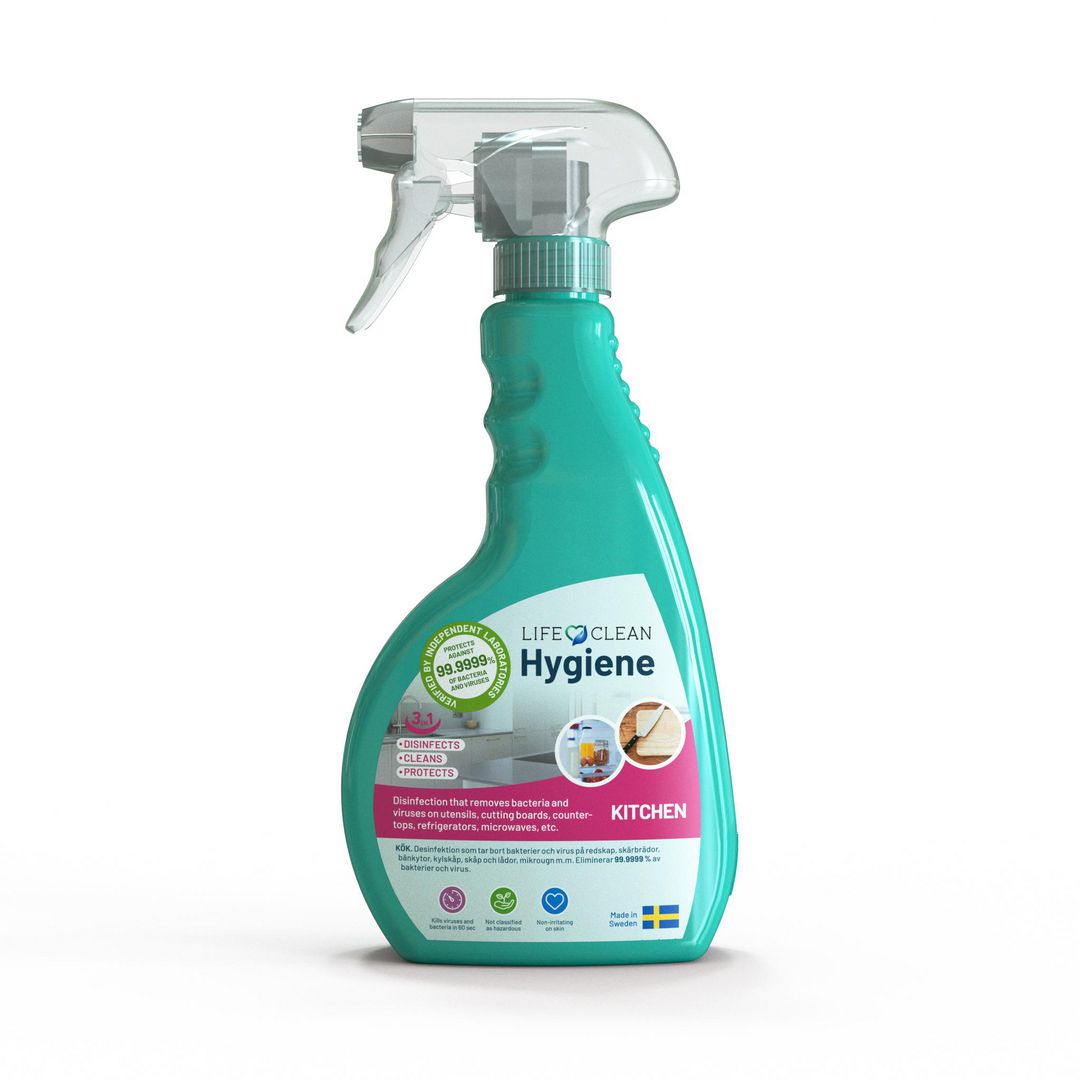 LIFECLEAN Ytdesinfektion Kitchen 450ml | Städ och hygien - Desinfektionsmedel - Ytdesinfektion | Kontorsexperten