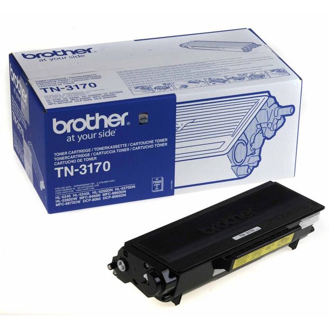 Brother Toner, TN-3170, svart, singelförpackning | Toner och bläck - Tonerkassetter - Toner Brother | Kontorsexperten