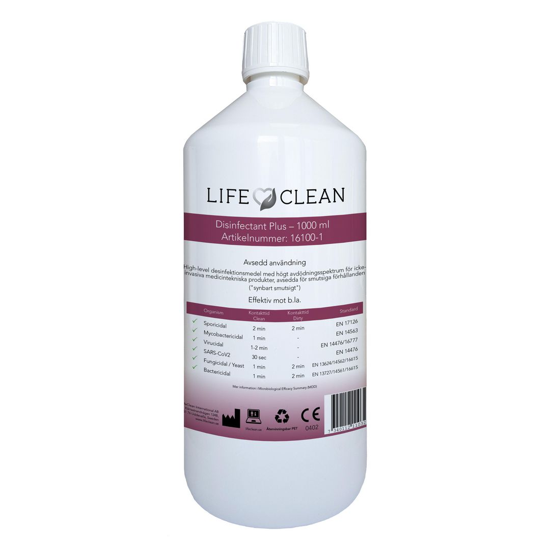 LIFECLEAN Ytdesinfektion Plus 1L | Städ och hygien - Desinfektionsmedel - Ytdesinfektion | Kontorsexperten