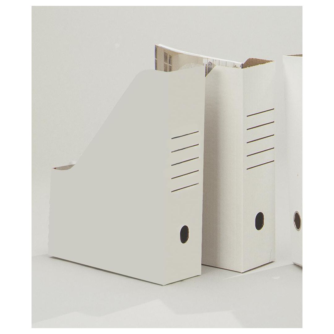 Tidskriftssamlare A4 kartong vit | Kontorsmaterial - Till skrivbordet - Tidskriftssamlare | Kontorsexperten