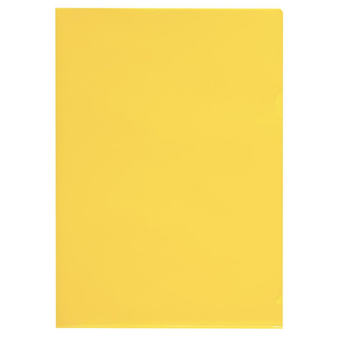 Aktmapp A4 0,15 gul 25/fp | Kontorsmaterial - Mappar och plastfickor - Plastmappar och aktmappar | Kontorsexperten