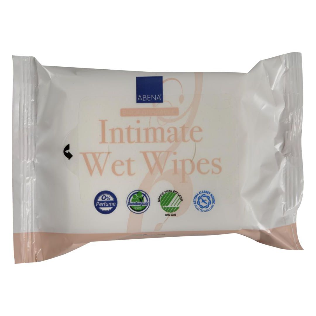 ABENA Våtservett BIO Intim 20x16cm 20/fp | Sjukvård och omsorg - Hygien - Tillbehör barnblöjor | Kontorsexperten