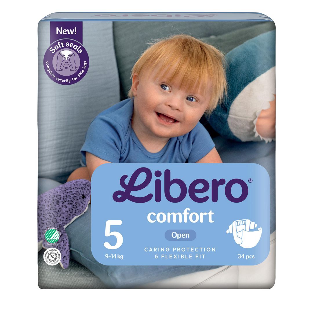 LIBERO Blöja Comfort 5 9-14kg 34/fp | Sjukvård och omsorg - Hygien - Barnblöjor | Kontorsexperten