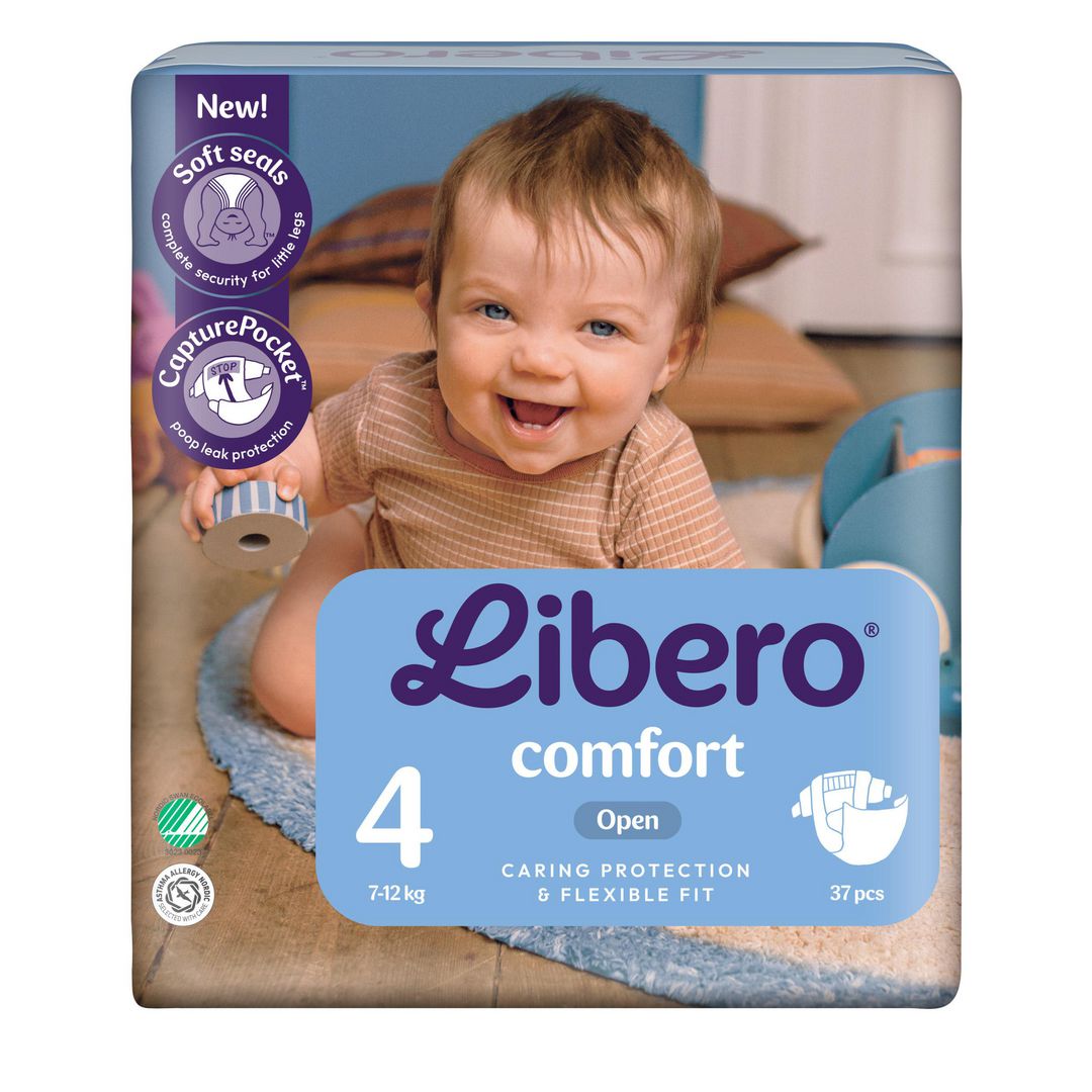 LIBERO Blöja Comfort 4 7-12kg 37/fp | Sjukvård och omsorg - Hygien - Barnblöjor | Kontorsexperten