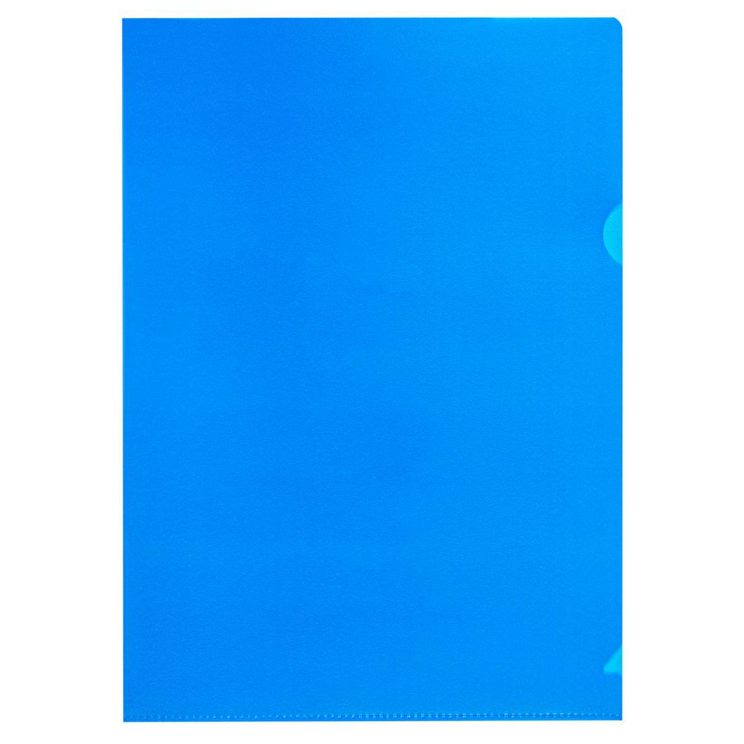 Aktmapp A4 0,15 blå 25/fp | Kontorsmaterial - Mappar och plastfickor - Plastmappar och aktmappar | Kontorsexperten