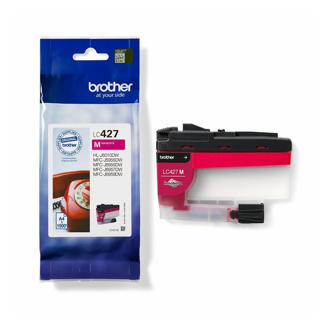BROTHER Bläckpatron LC427M 1,5K magenta | Toner och bläck - Bläckpatroner - Bläckpatroner Brother | Kontorsexperten