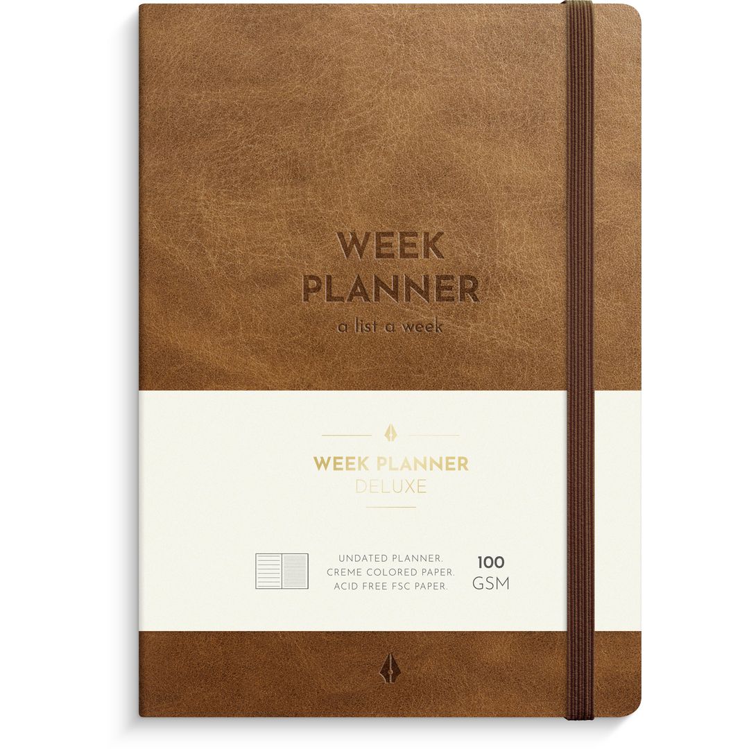 BURDE Week Planner Deluxe odaterad | Almanackor och kalendrar - Dagböcker - Dagböcker | Kontorsexperten