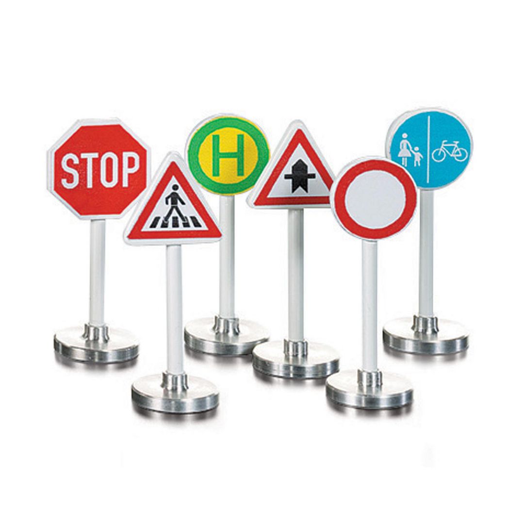 SIKU Vägskyltar 8cm 6/fp | Skola och förskola - Lekmaterial - Leksaksbilar | Kontorsexperten