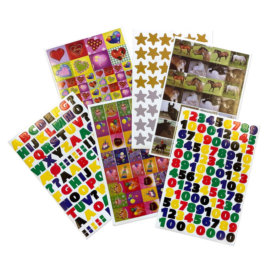 Stickers 480/fp | Skola och förskola - Hobbymaterial - Bokmärken och stickers | Kontorsexperten