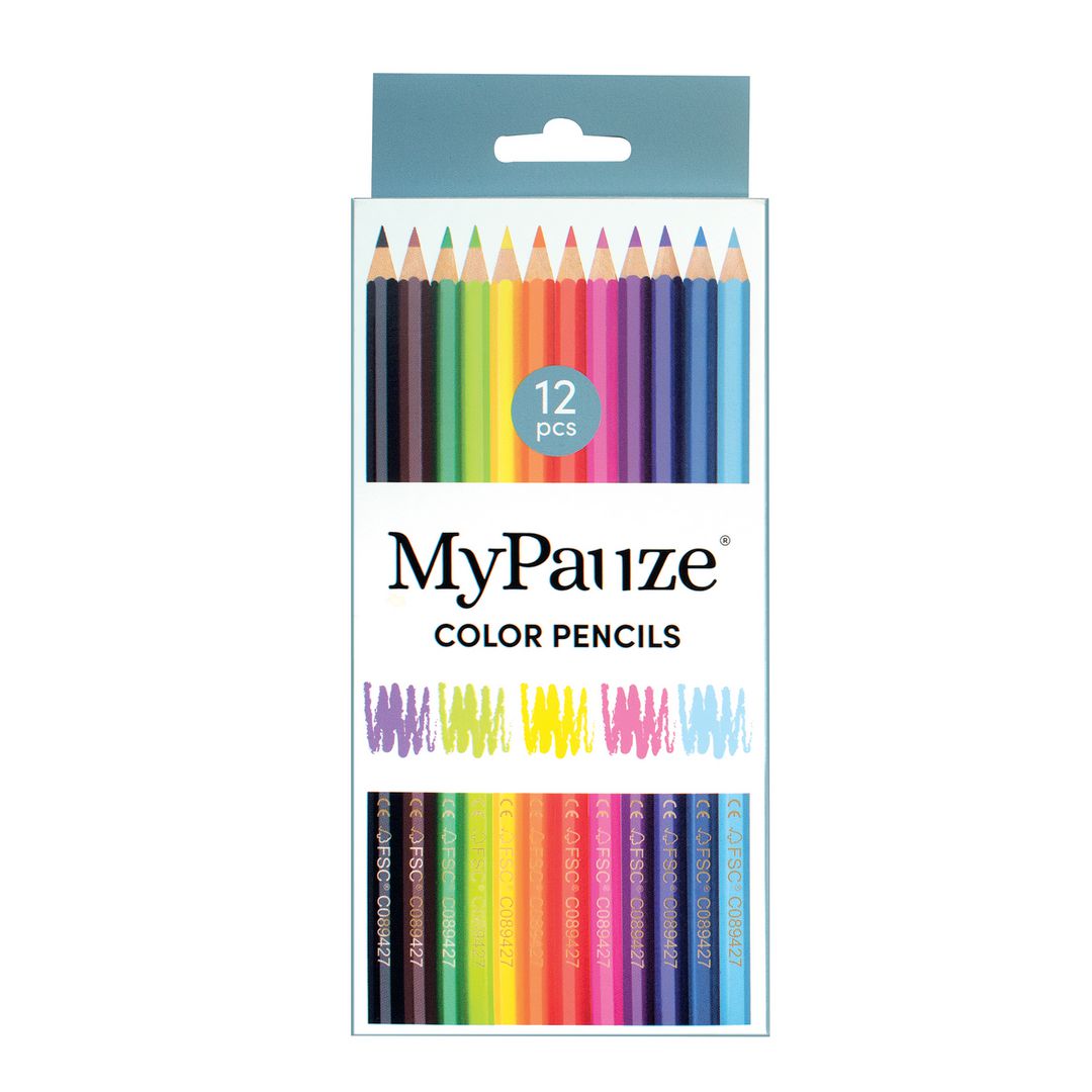 MYPAUZE Färgpenna 12 färger | Skola och förskola - Pennor och tillbehör - Färgpennor - Standard | Kontorsexperten