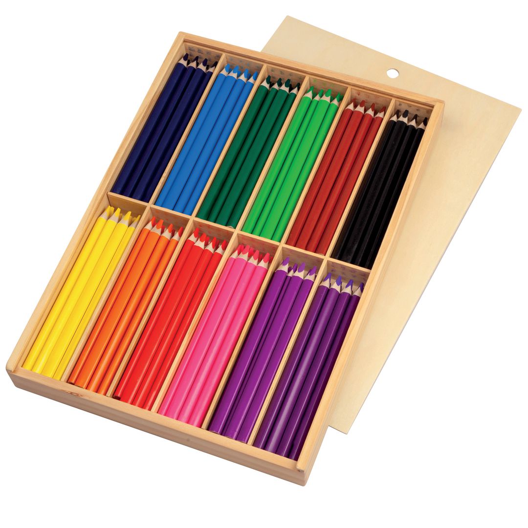 MYPAUZE Färgpennor trekantiga 144/fp | Skola och förskola - Pennor och tillbehör - Färgpennor - Jumbo | Kontorsexperten