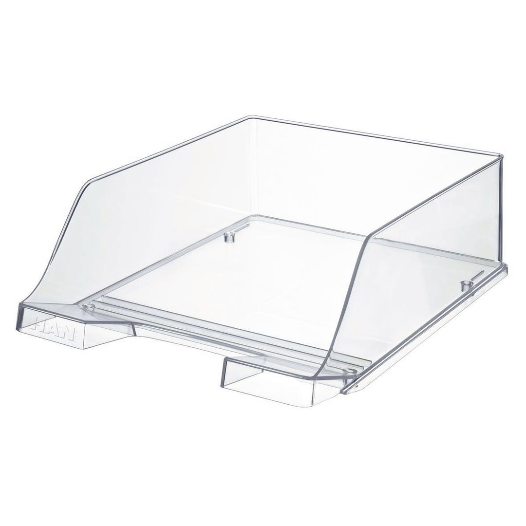 HAN Brevkorg Maxi transparent | Kontorsmaterial - Till skrivbordet - Brevkorgar | Kontorsexperten