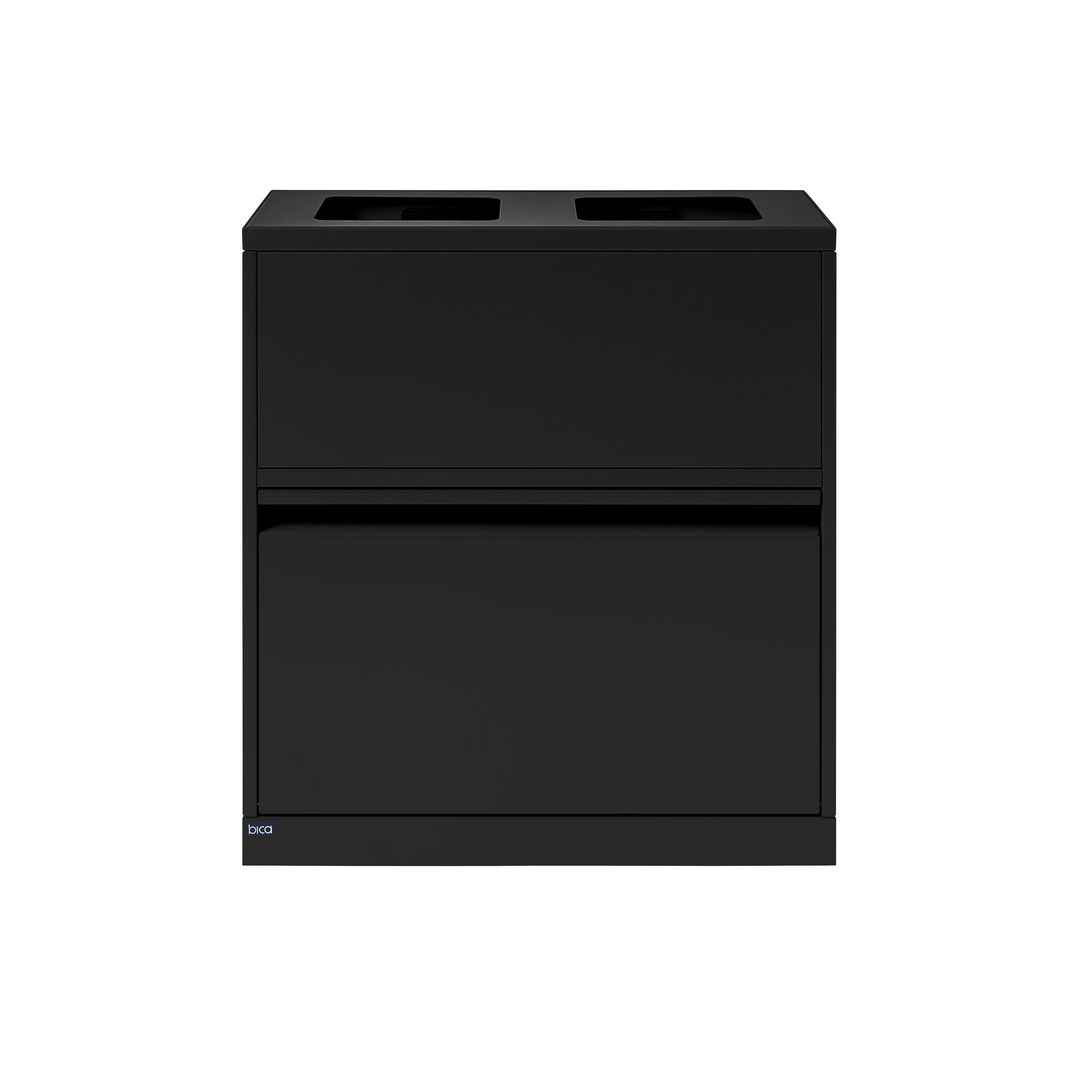 bica Avfallshantering 80L station svart | Städ och hygien - Avfallshantering och källsortering - Sortering och återvinning | Kontorsexperten