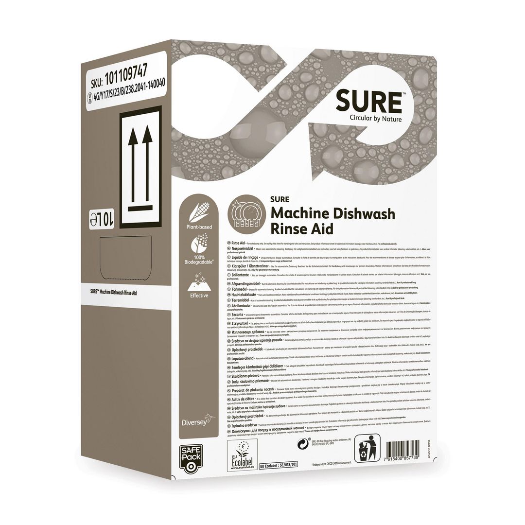 SURE Torkmedel SP 10L | Städ och hygien - Diskrengöring - Torkmedel och sköljmedel | Kontorsexperten