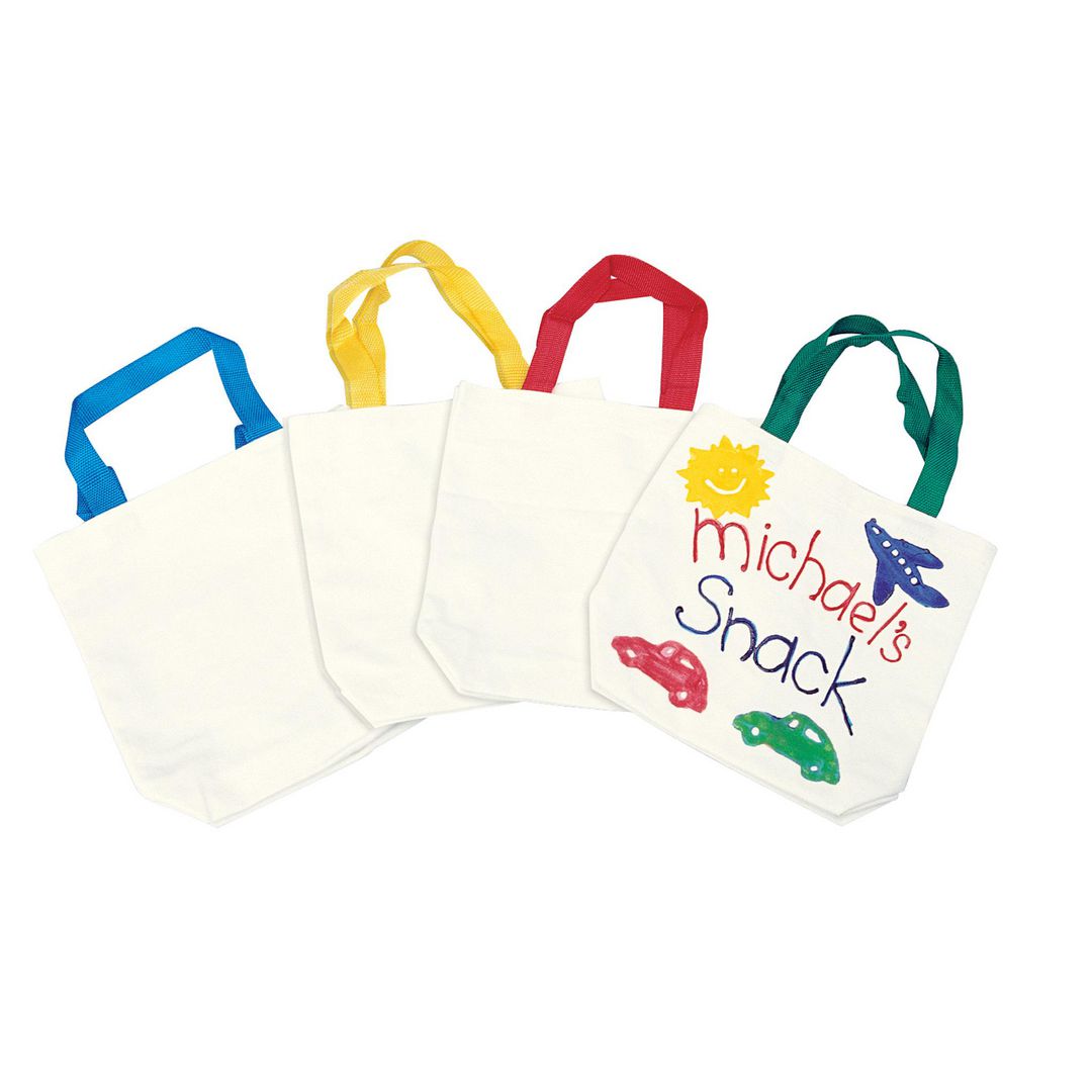 Tygpåse canvas 21x21cm 12/fp | Skola och förskola - Målarfärg och tillbehör - Textilfärg | Kontorsexperten