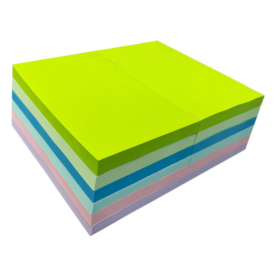 Notes 76x127mm neon- och pastellfärger | Kontorsmaterial - Notes och Post-It - Notes - Färgade | Kontorsexperten
