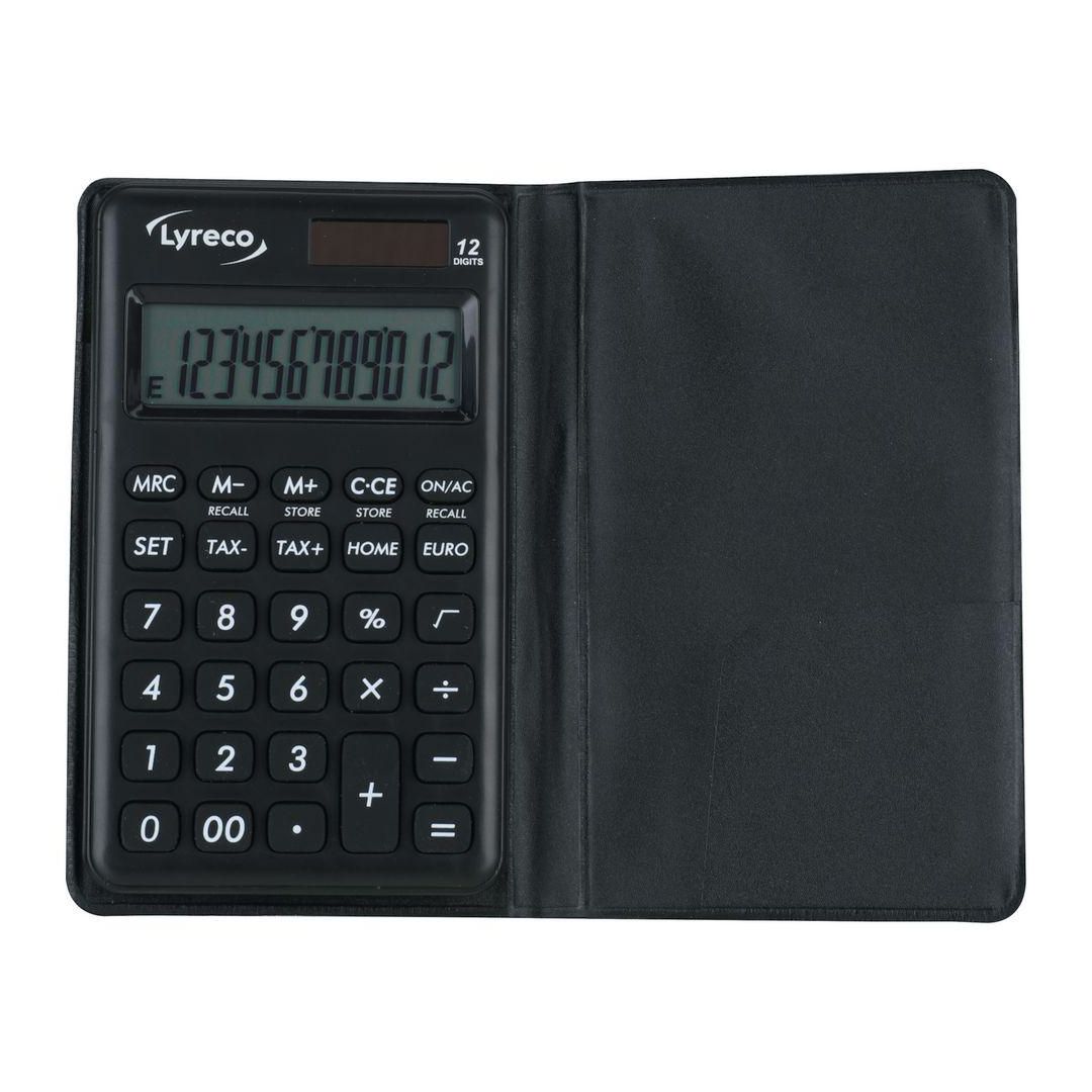 LYRECO Miniräknare 1125 12 siffror | Kontorsmaskiner - Räknare - Miniräknare | Kontorsexperten
