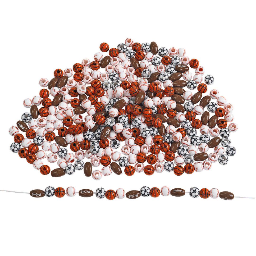 Plastpärlor sport 300/fp | Skola och förskola - Hobbymaterial - Pärlor | Kontorsexperten