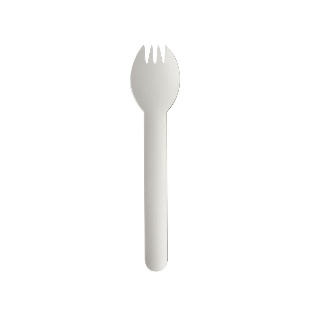 PAPSTAR Sporks papper sked/gaffel 160mm 100/fp | Kök och servering - Engångsartiklar - Engångsbestick | Kontorsexperten