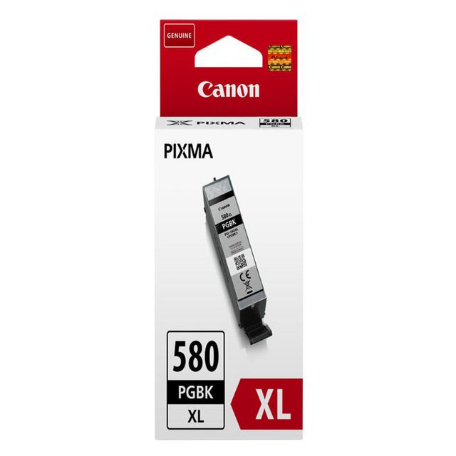 CANON PGI-580PGBK XL-pigmentbläckpatron, hög kapacitet, svart, 18,5 ml | Toner och bläck - Bläckpatroner - Bläckpatroner Canon | Kontorsexperten