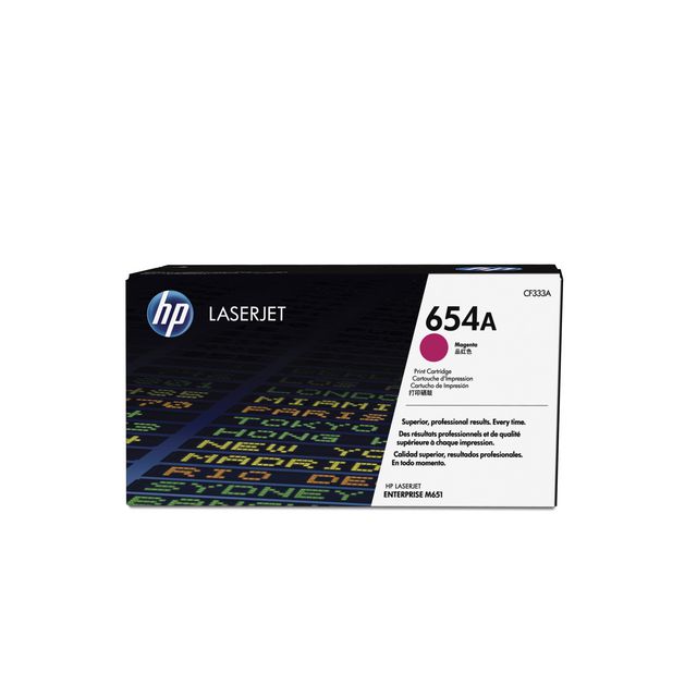 HP Toner CF333A 654A 15K Magenta | Toner och bläck - Tonerkassetter - Toner HP | Kontorsexperten