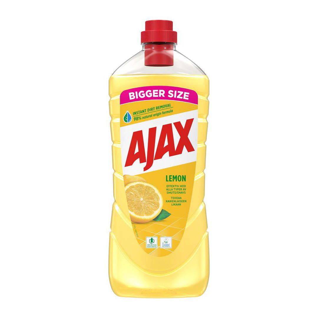 AJAX Allrengöring Lemon 1,5L | Städ och hygien - Rengöringsmedel - Allrent | Kontorsexperten