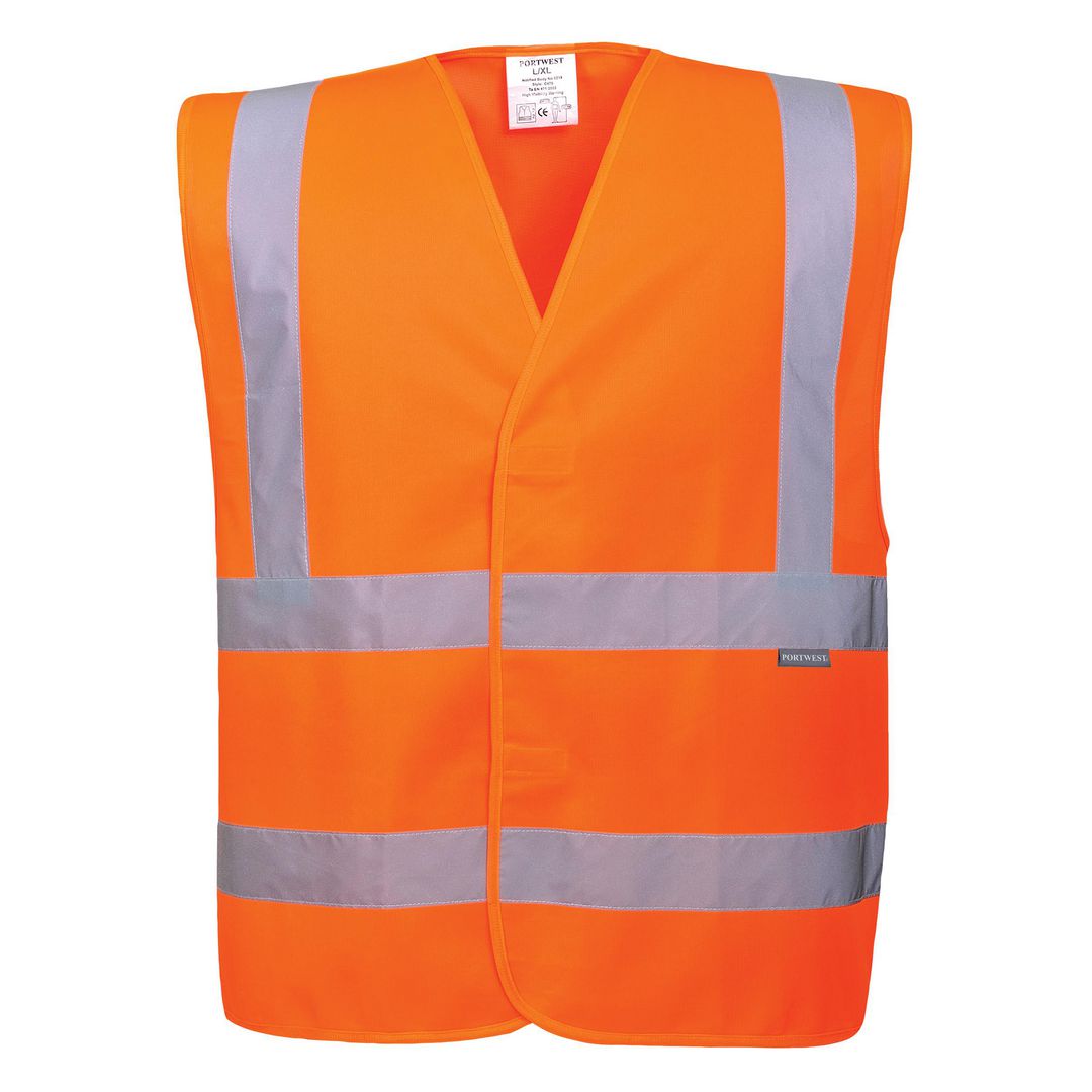 PORTWEST Varselväst C470 orange2XL/3XL Klass 2 | Arbetskläder - Varselkläder - Varselvästar | Kontorsexperten