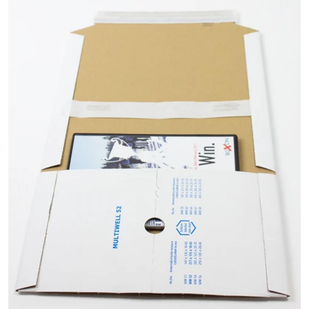 BOXON Omslag Multiwell 58 302x215x23-73mm | Emballage och lagerutrustning - Kuvert och postemballage - Wellkuvert | Kontorsexperten