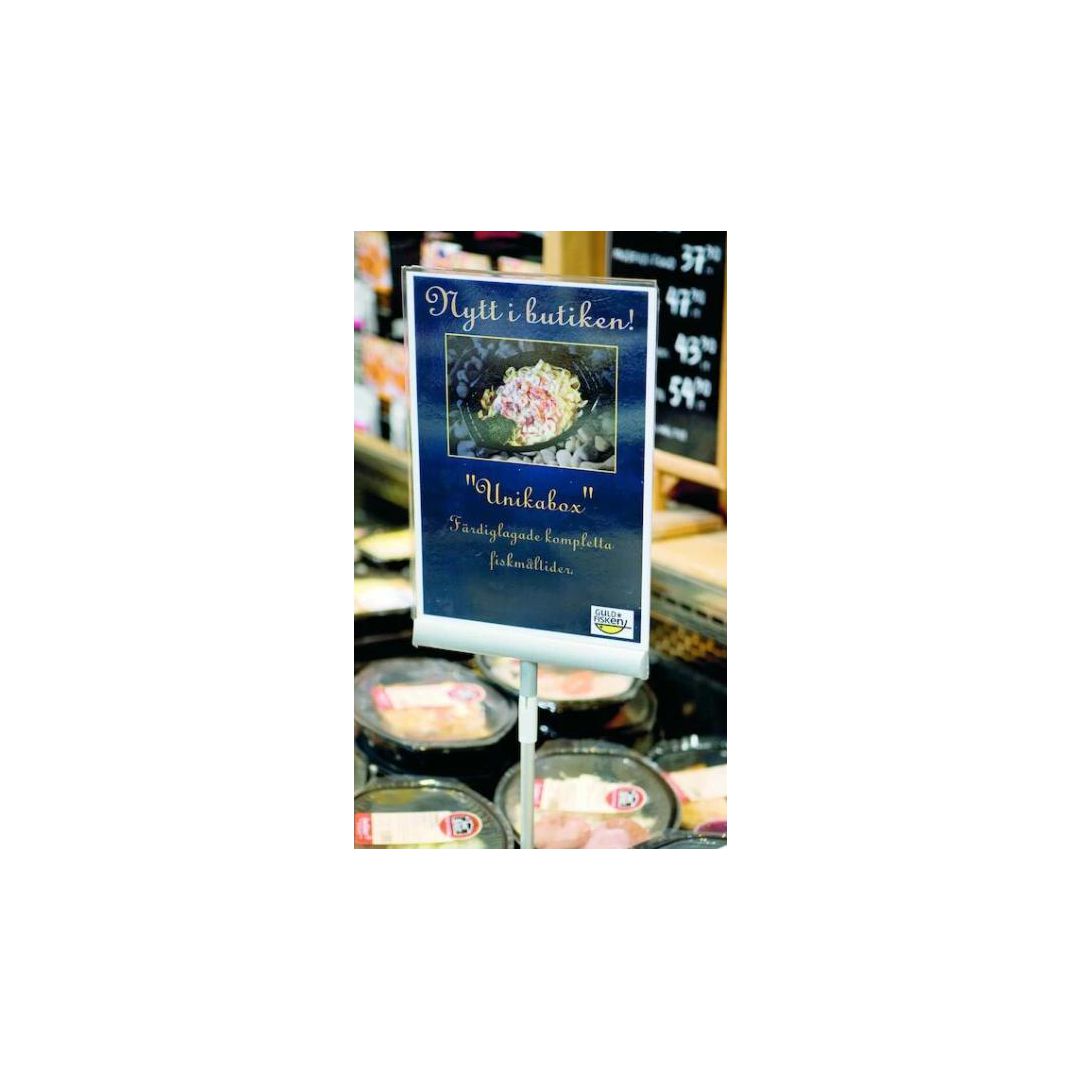 Akrylficka till skylthållare Vendor HL Display A5 | Kontorsmöbler och inredning - Tavlor ställ och ramar - Acrylblock och låda | Kontorsexperten