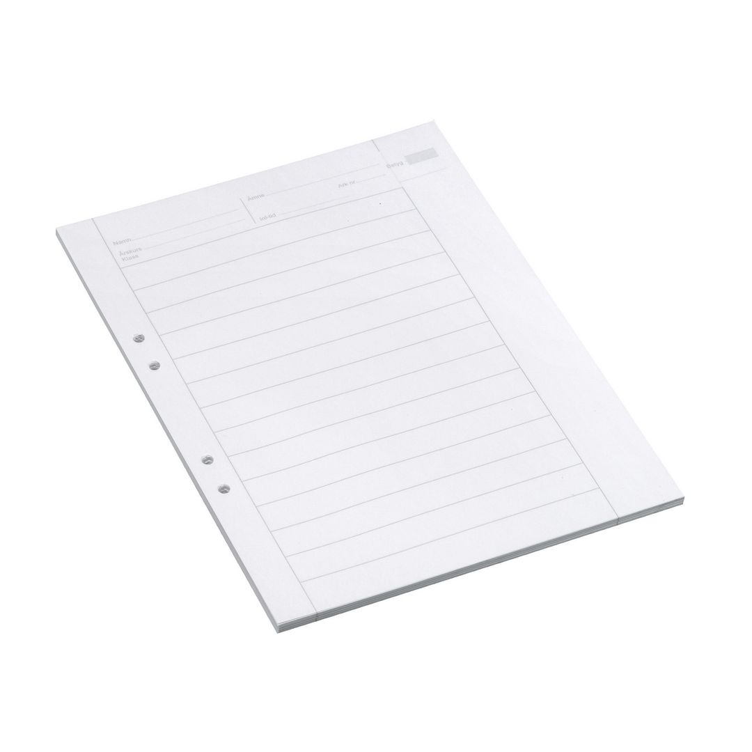BANTEX Provskrivningsblad A4 linj 18mm 500/fp | Skola och förskola - Förbrukning skola häften - Provskrivningspapper | Kontorsexperten