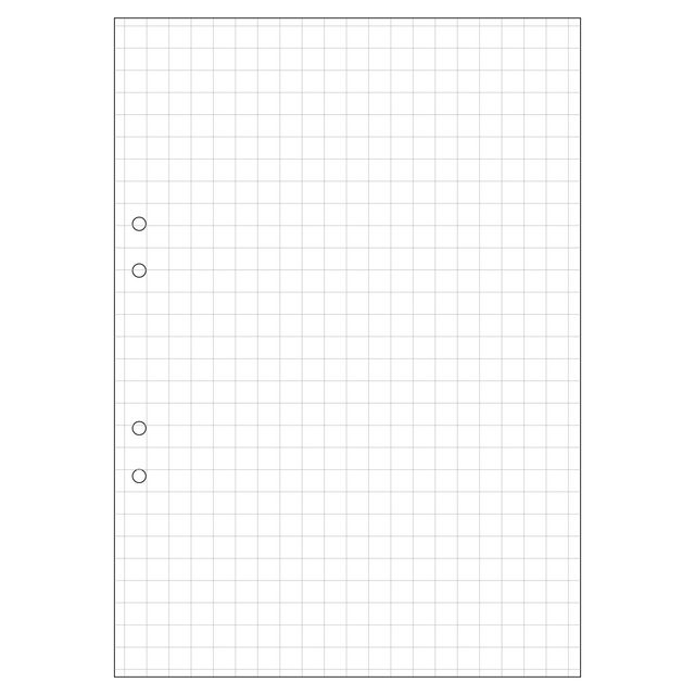 Lösblad A4, vitt 70g hålat papper, rutat 10x10mm 500/fp | Skola och förskola - Förbrukning skola häften - Lösblad och arbetsblad | Kontorsexperten