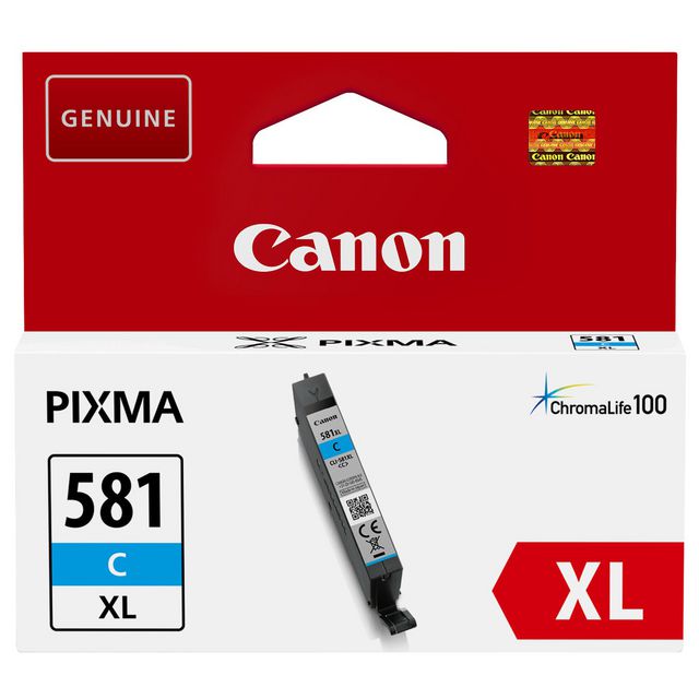 CANON CLI-581M XL-bläckpatron, cyan, hög kapacitet, 8,3 ml | Toner och bläck - Bläckpatroner - Bläckpatroner Canon | Kontorsexperten