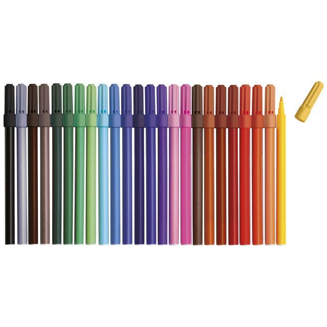 PLAYBOX Fiberpenna 24/fp | Skola och förskola - Pennor och tillbehör - Fiberpennor - Standard | Kontorsexperten