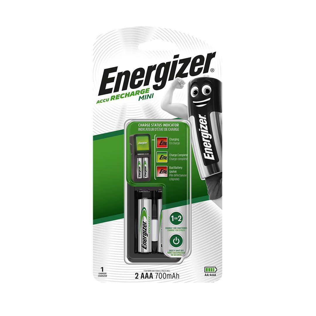 ENERGIZER Batteriladdare Mini AA/AAA | Kontorsmaskiner - Batterier - Batteriladdare | Kontorsexperten