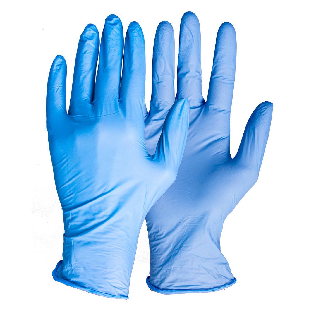 AST MEDICAL Nitrilhandske puderfri blå L 100/fp | Skyddsutrustning - Engångshandskar - Nitrilhandskar | Kontorsexperten