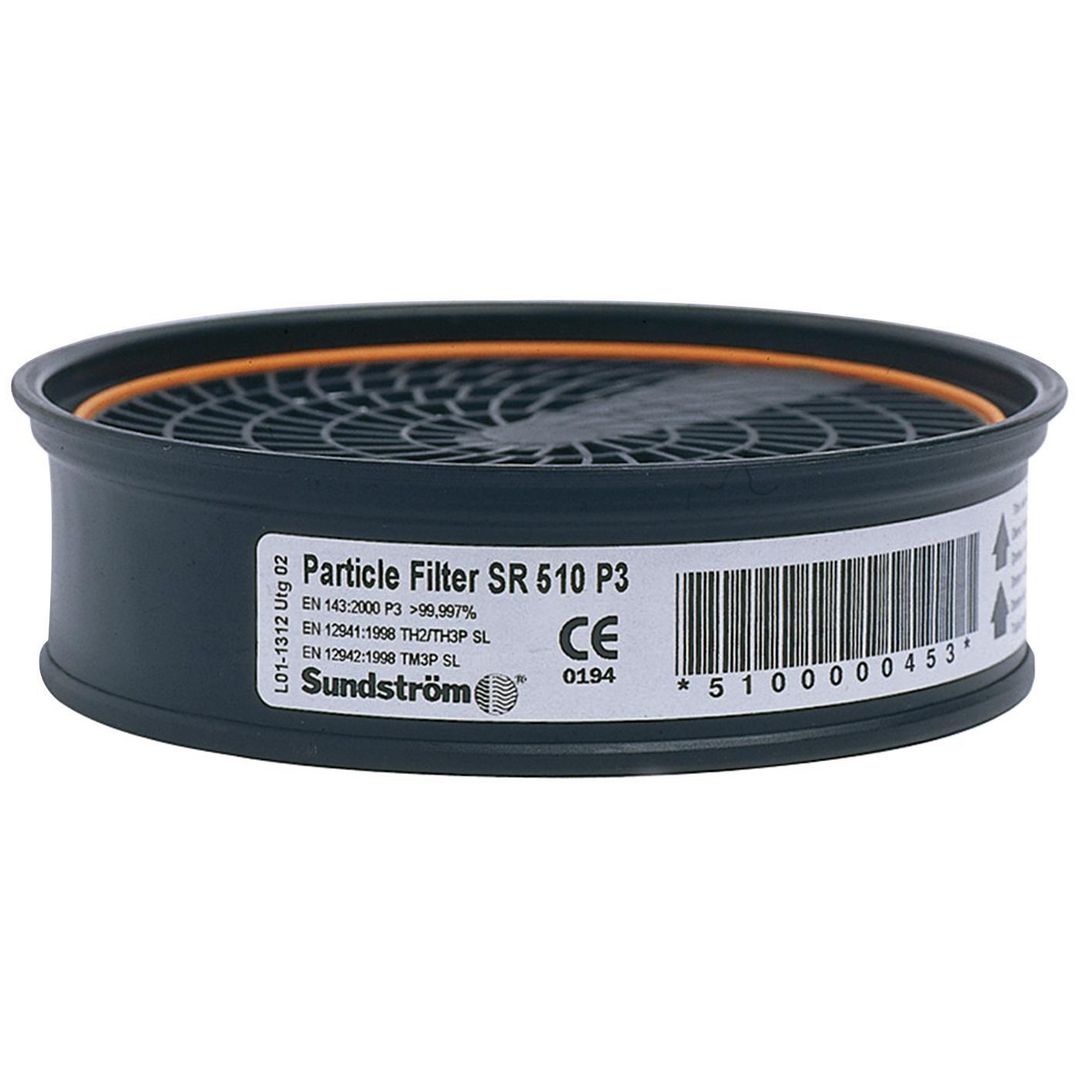 SUNDSTRÖM Partikelfilter SR510 P3 R | Skyddsutrustning - Andningsskydd - Filter för andningsskydd | Kontorsexperten