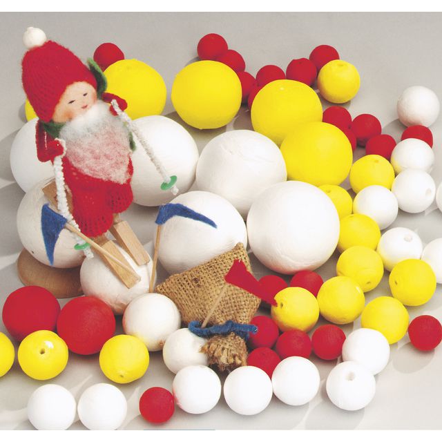 Papperskulor 18mm vit 200/fp | Skola och förskola - Hobbymaterial - Papperskulor | Kontorsexperten