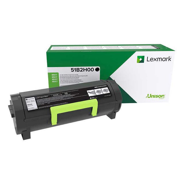 LEXMARK Toner 51B2H00 Svart | Toner och bläck - Tonerkassetter - Toner Lexmark | Kontorsexperten