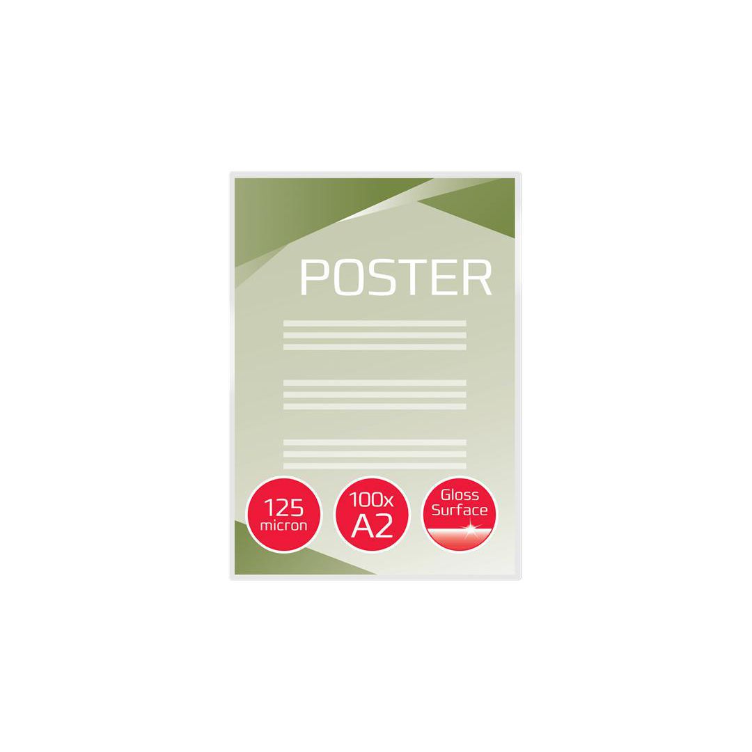 GBC Laminat A2 Klar 125 mic 100/fp | Kontorsmaskiner - Laminering - Laminat - Övriga Format | Kontorsexperten