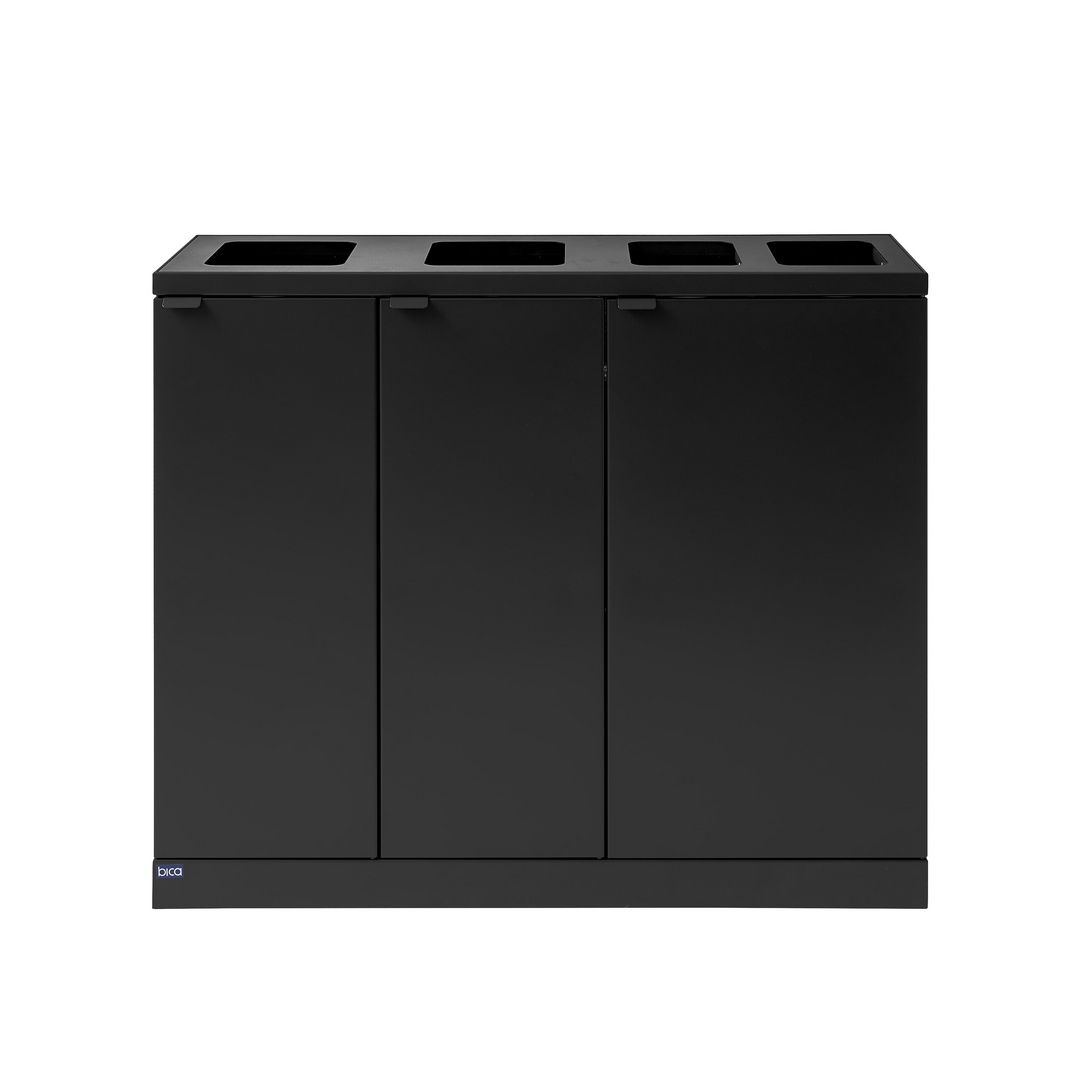 bica Avfallshantering 2x45L 2x65L grå | Städ och hygien - Avfallshantering och källsortering - Sortering och återvinning | Kontorsexperten