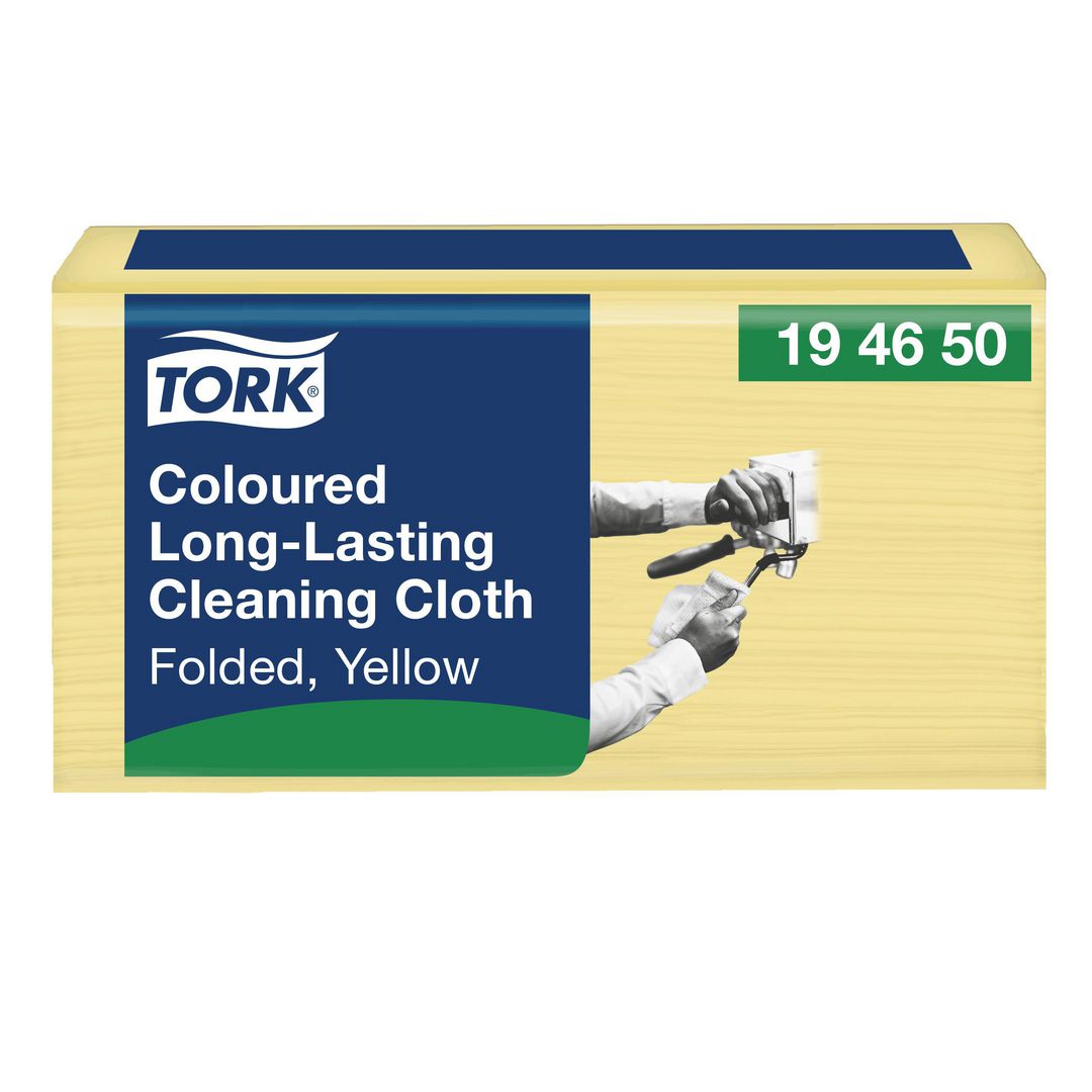 TORK Rengöringsduk Premium W8 gul 40/fp | Städ och hygien - Städdukar och diskdukar - Städdukar - Alltork | Kontorsexperten