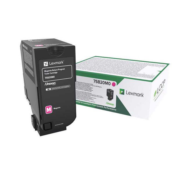 LEXMARK Toner 75B20M0 Magenta | Toner och bläck - Tonerkassetter - Toner Lexmark | Kontorsexperten