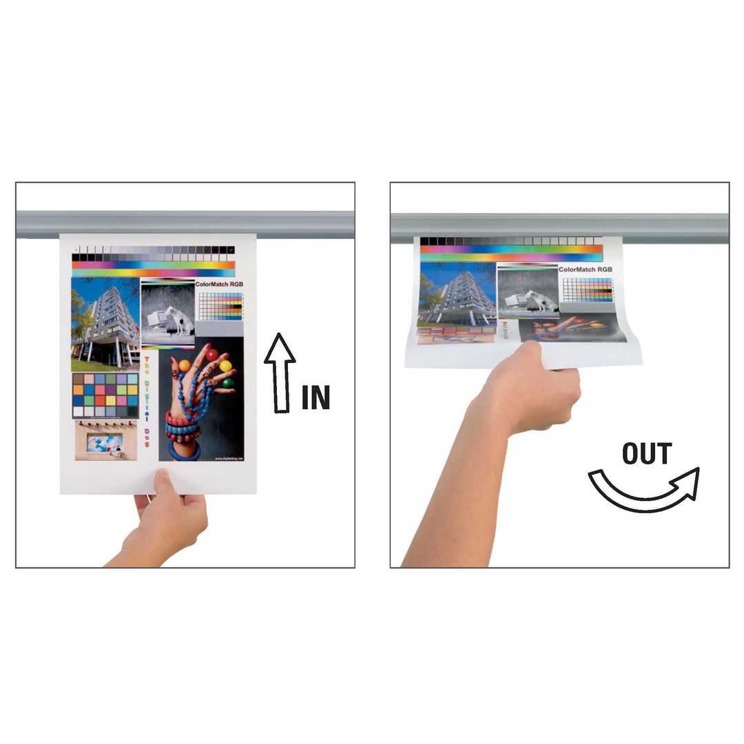 JALEMA Klämlist Grip 900 mm silver | Kontorsmöbler och inredning - Tavlor ställ och ramar - Informationsställ | Kontorsexperten