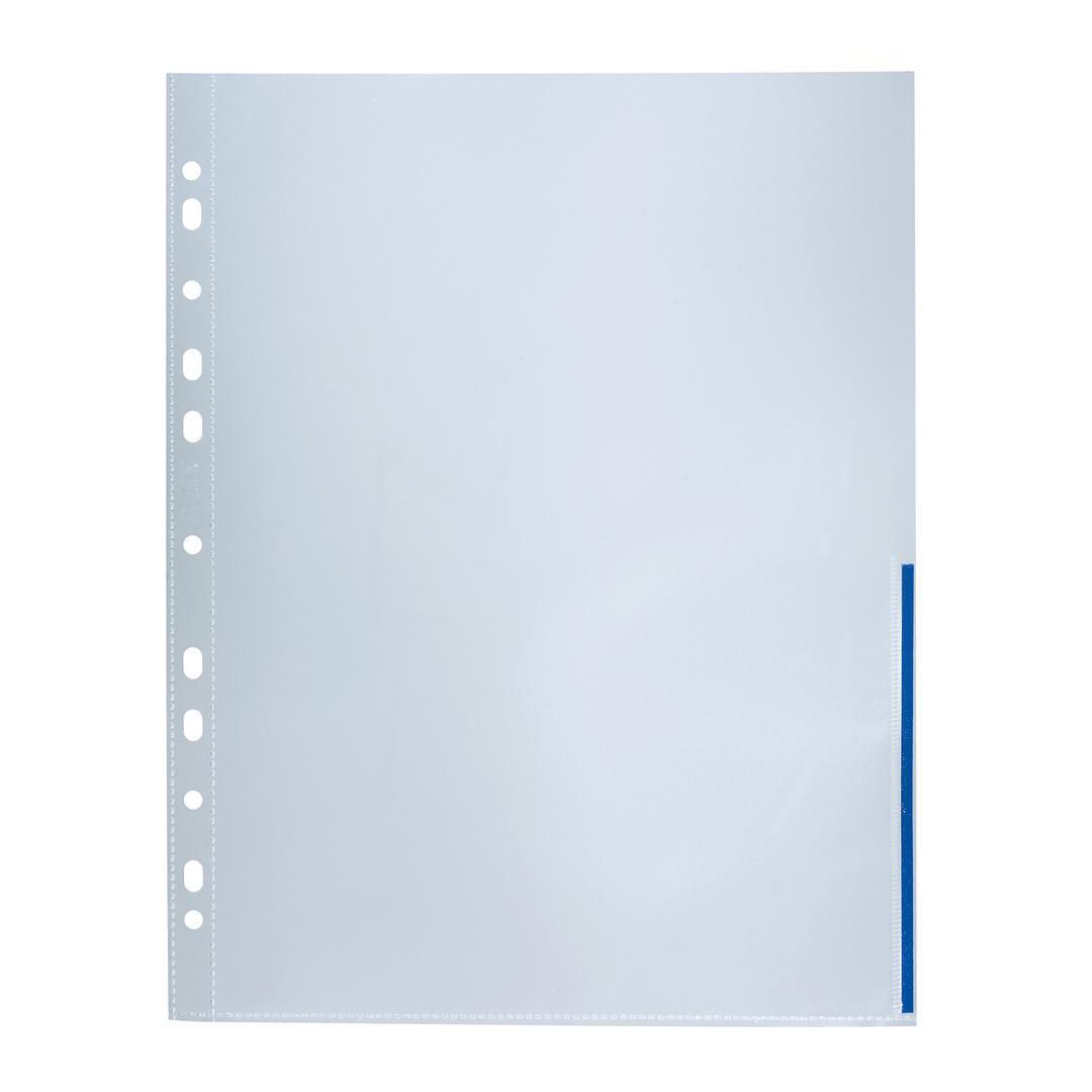 BANTEX Plastficka sig A4 0,12 blå 100/fp | Kontorsmaterial - Mappar och plastfickor - Plastfickor - Signal | Kontorsexperten