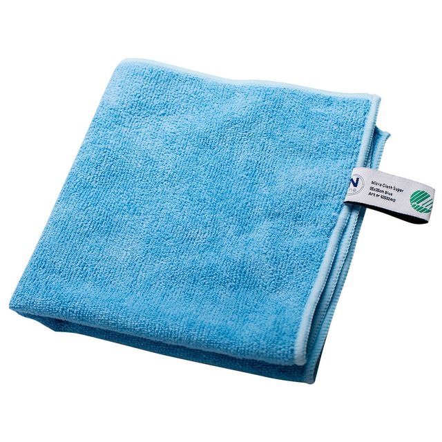 NORDEX Mikrofiberduk NLINE Super 35x35cm blå | Städ och hygien - Städdukar och diskdukar - Städdukar - Mikro | Kontorsexperten